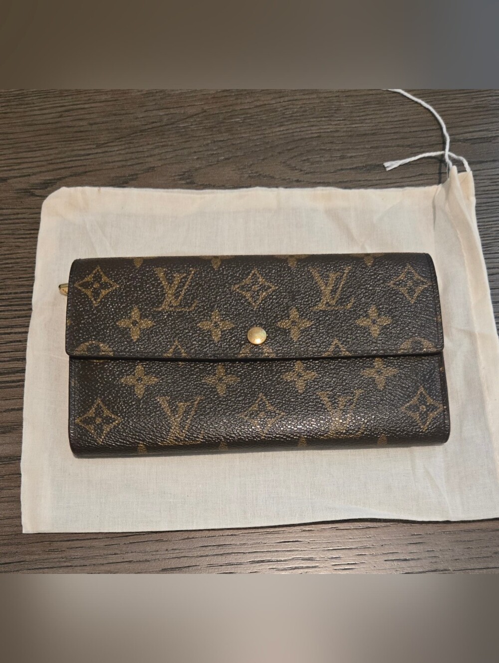 Louis Vuitton Monogram Canvas Porte Tresor Sarah long Wallet LIKE NEW NO CALLOUT